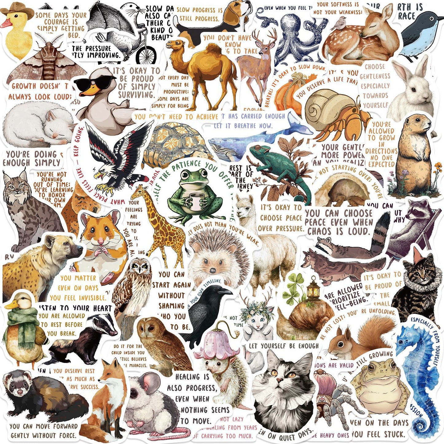 Sticker Pack - Positivity Animals