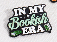 'In my bookish era' enamel pin