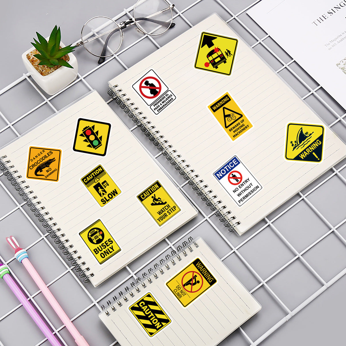 Sticker Pack - Caution