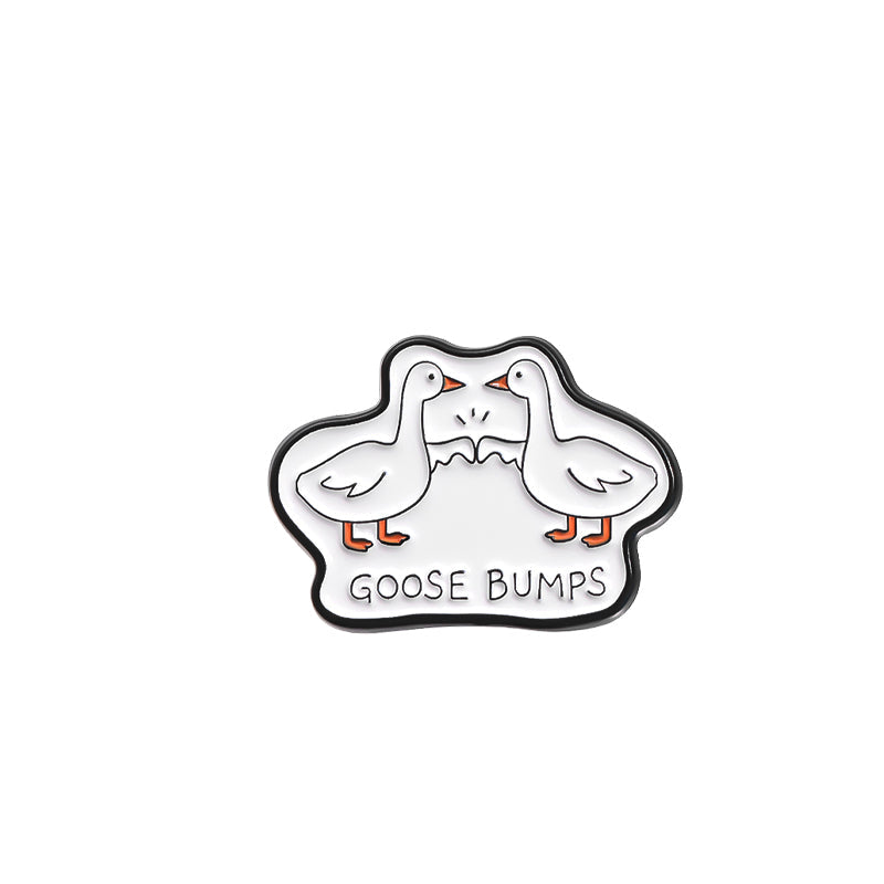 'Goosebumps' enamel pin