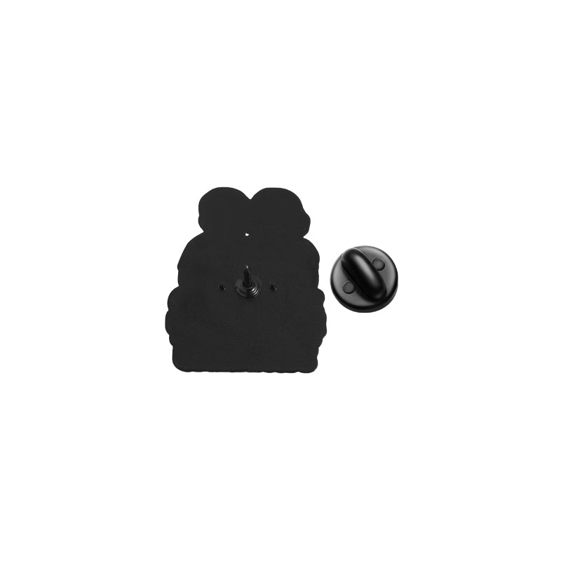 'Let's read banned books and cause trouble' enamel pin
