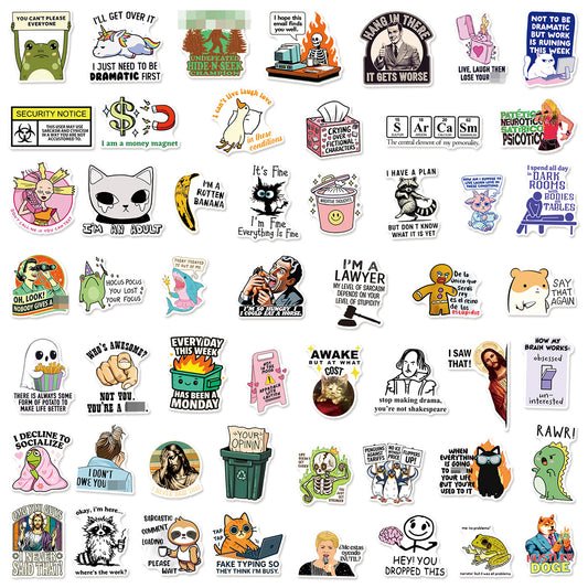 Sticker Pack - Sarcastic 1