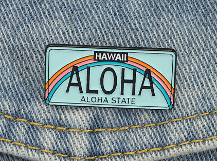 'Aloha' enamel pin