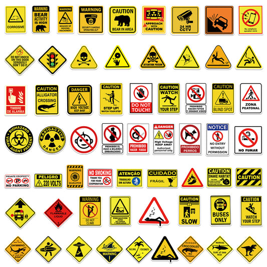 Sticker Pack - Caution