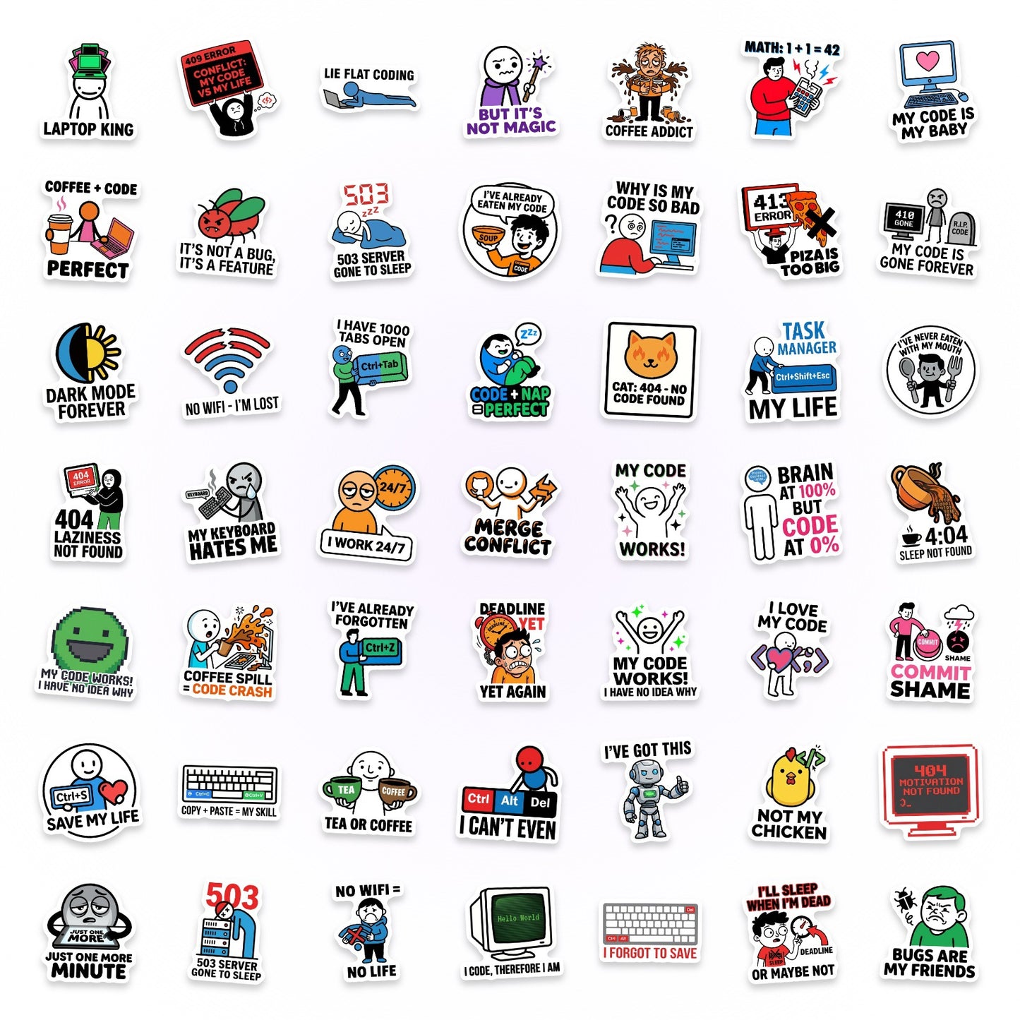 Sticker Pack - Programmer