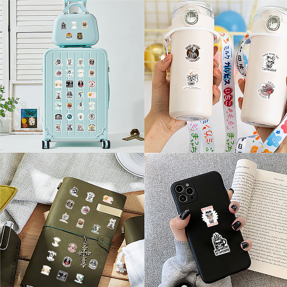 Sticker Pack - Death Coffee