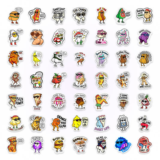 Sticker Pack - Funny Food