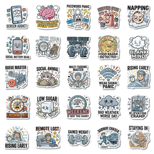 Sticker Pack - Hard Life