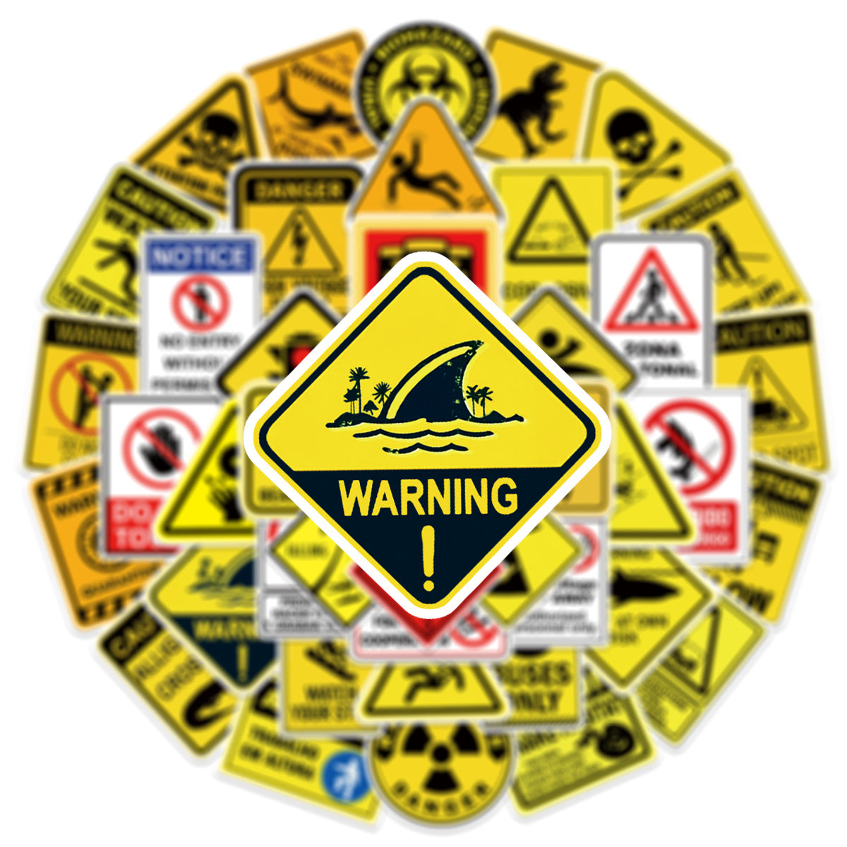 Sticker Pack - Caution