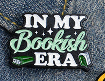'In my bookish era' enamel pin