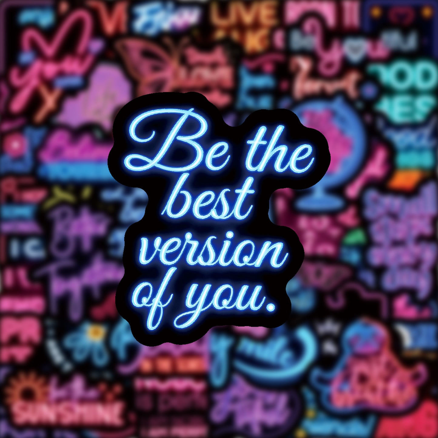 Sticker Pack - Positive Neon