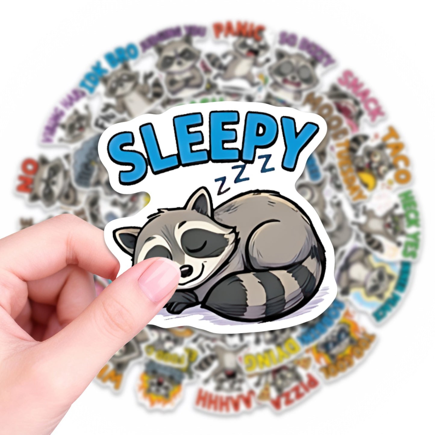Sticker Pack - Racoon