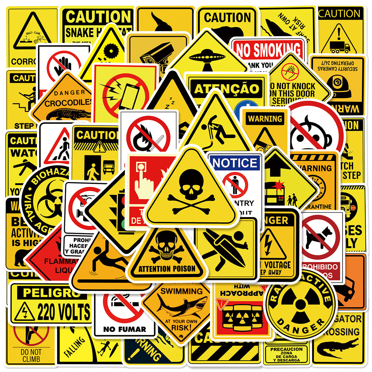 Sticker Pack - Caution