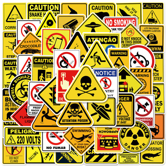 Sticker Pack - Caution
