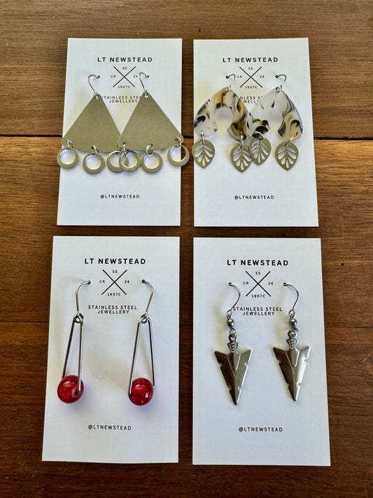 Earring pack #6a - various shapes