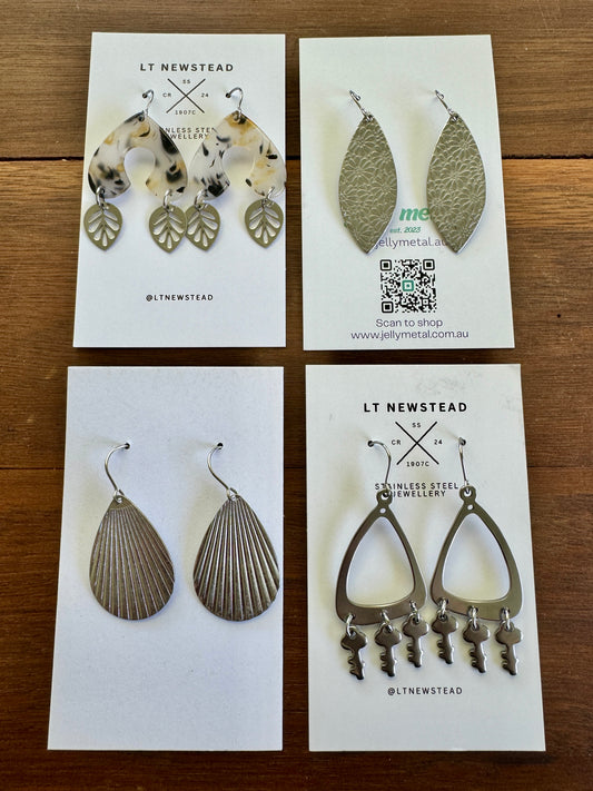 Earring pack #6b - various shapes