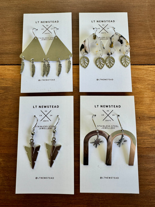 Earring pack #6d - various shapes