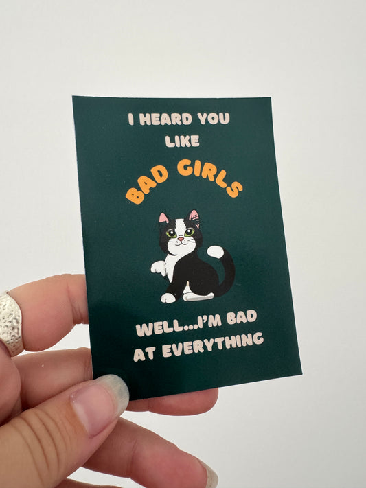 Bad Girls MAGNET