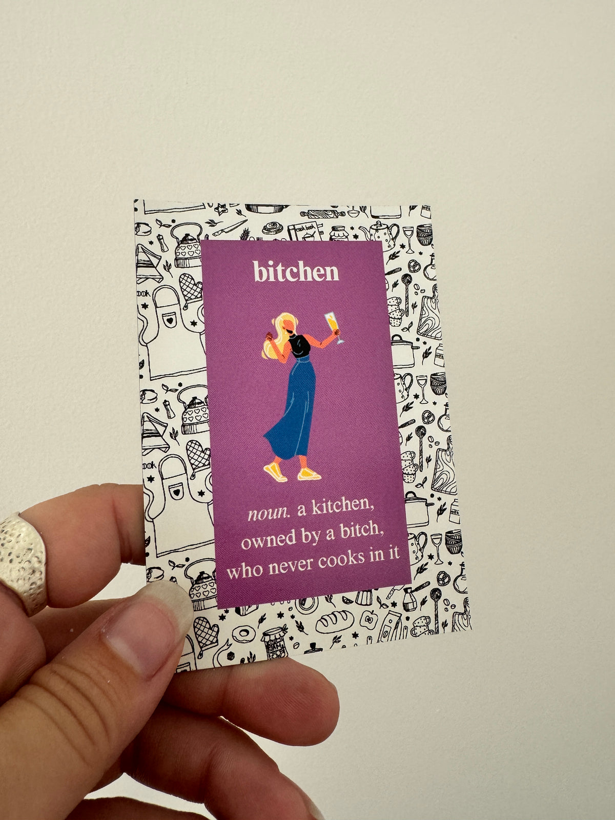 Bitchen Bitchen MAGNET – Jelly Metal