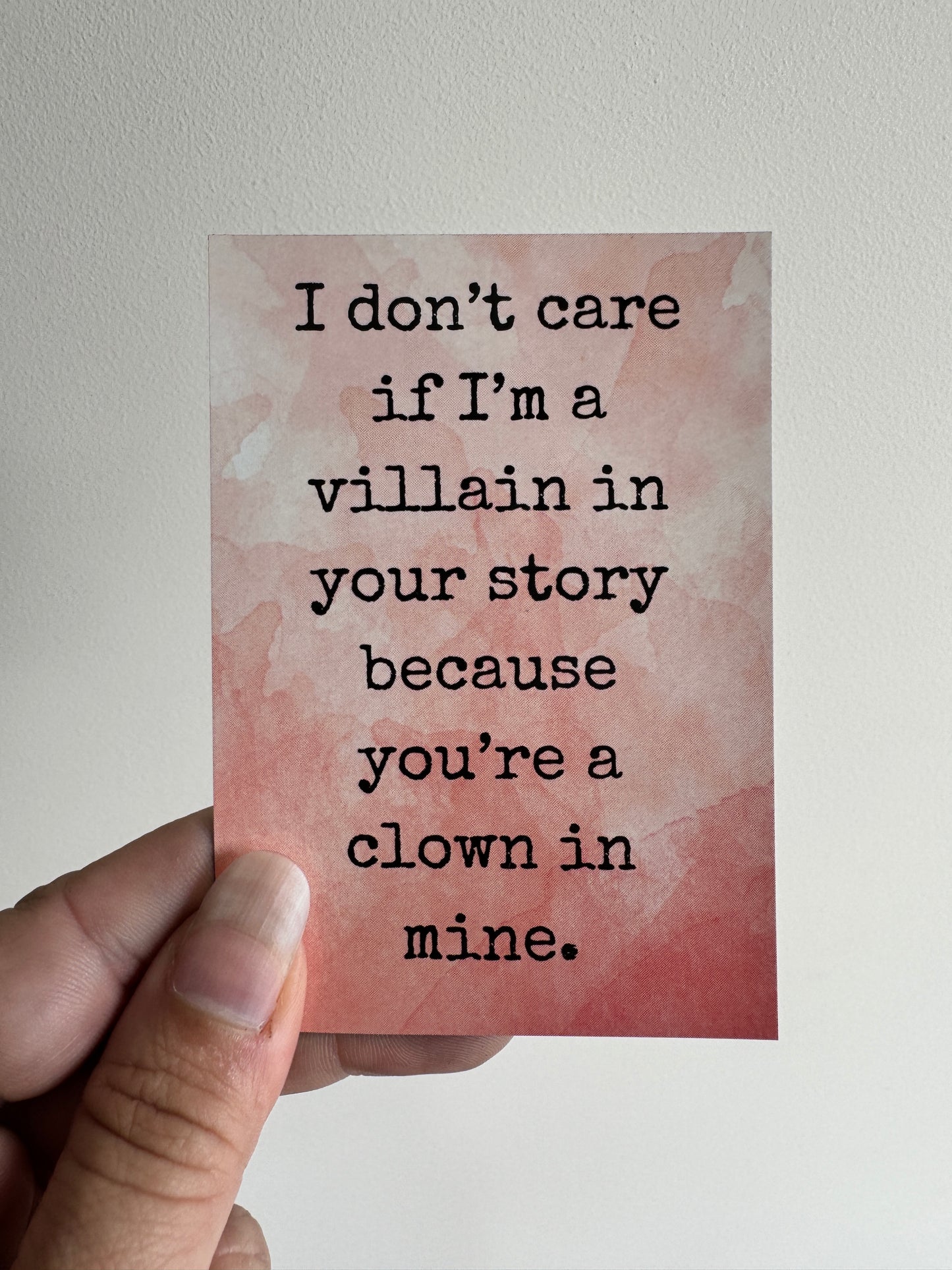 Villain in your story MAGNET