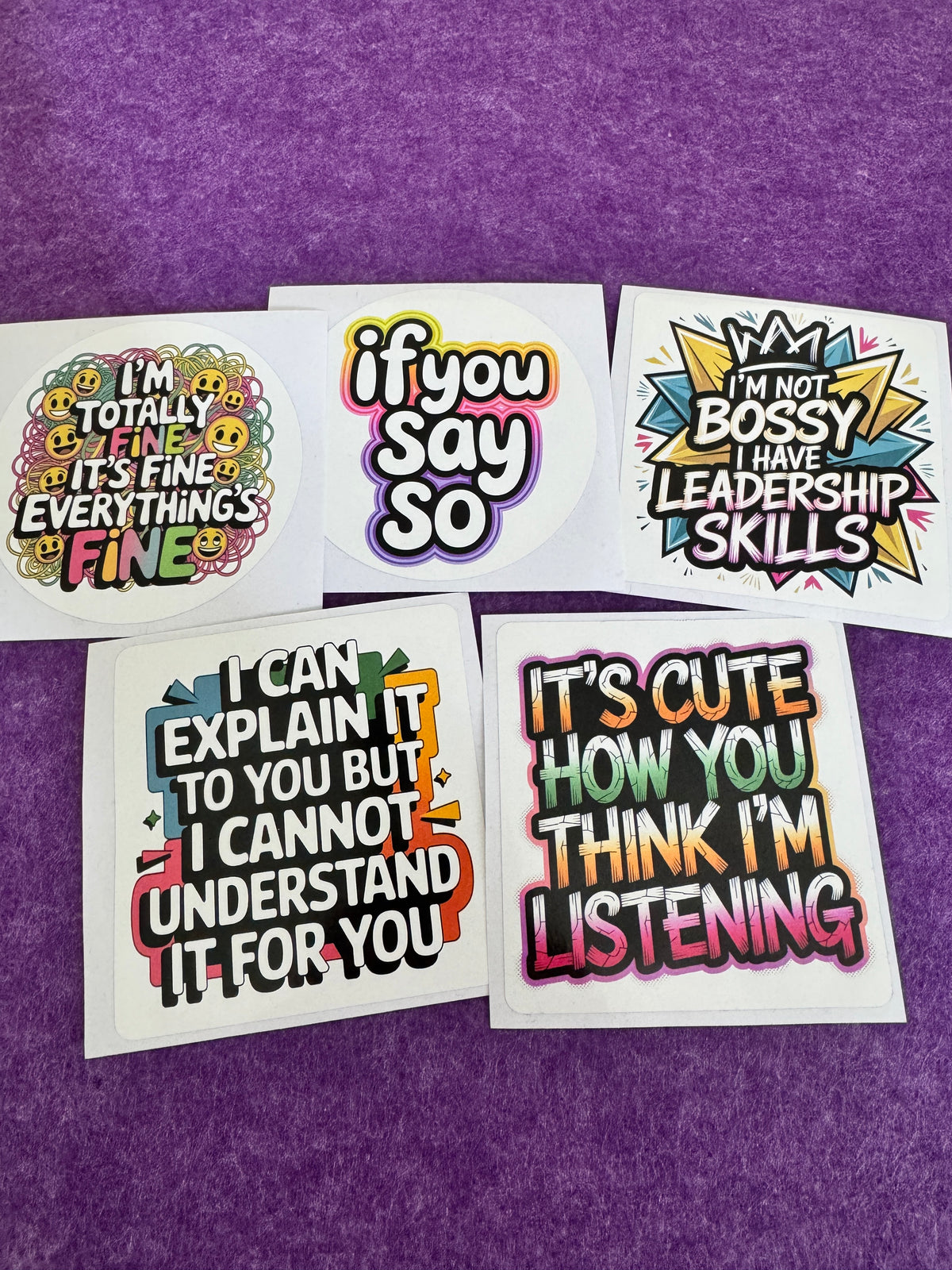 Say It Loud Sticker Pack