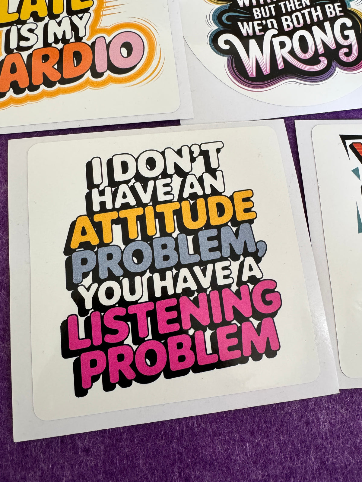 No Filter Sticker Pack