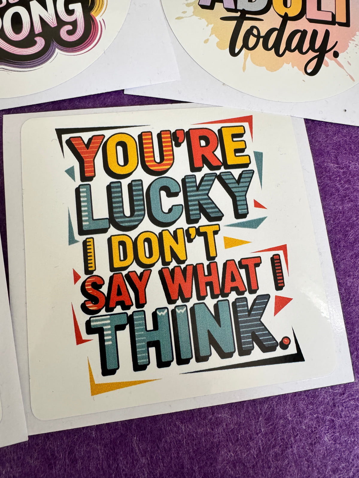 No Filter Sticker Pack