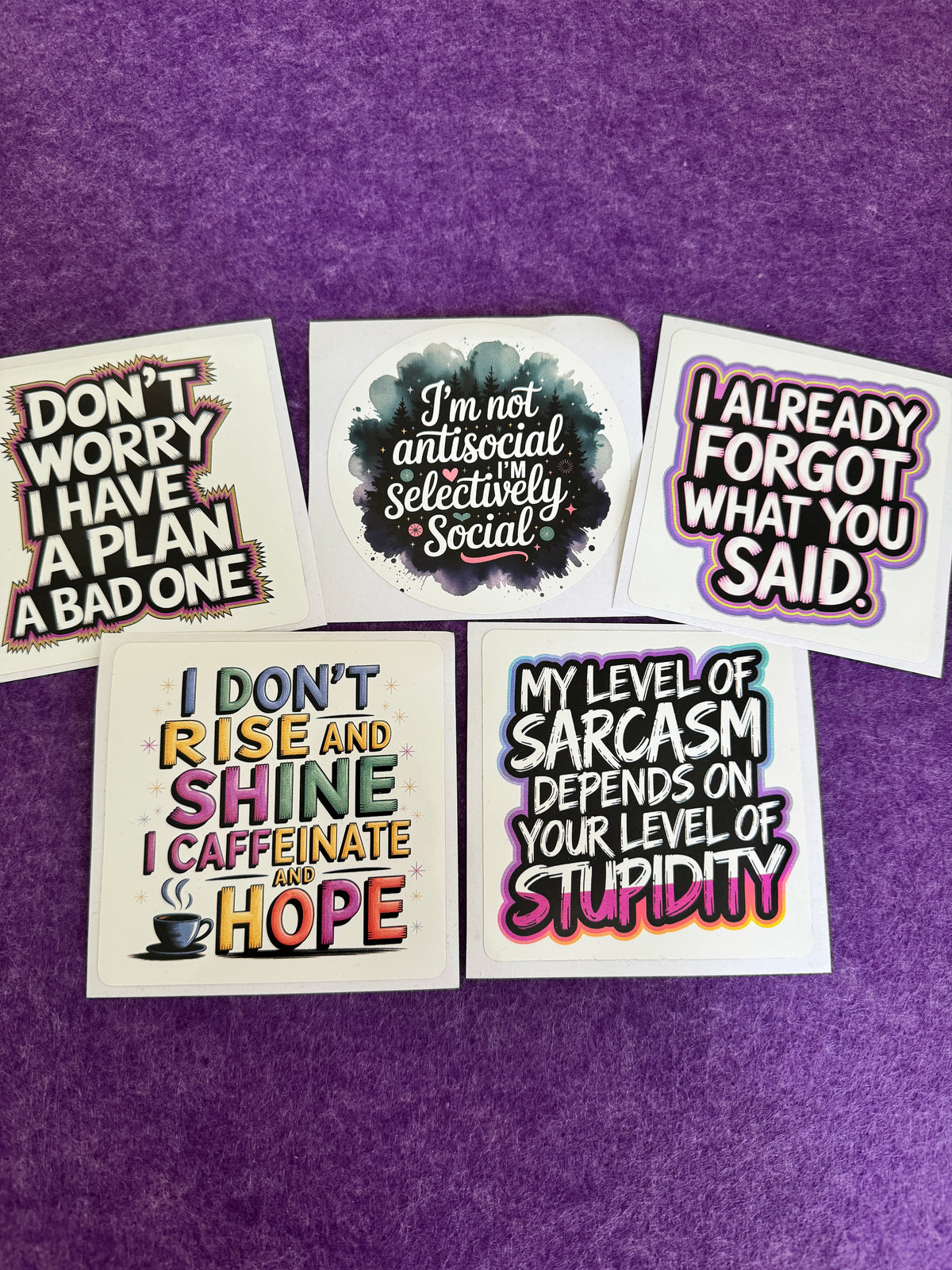 Stickers With an Attitude