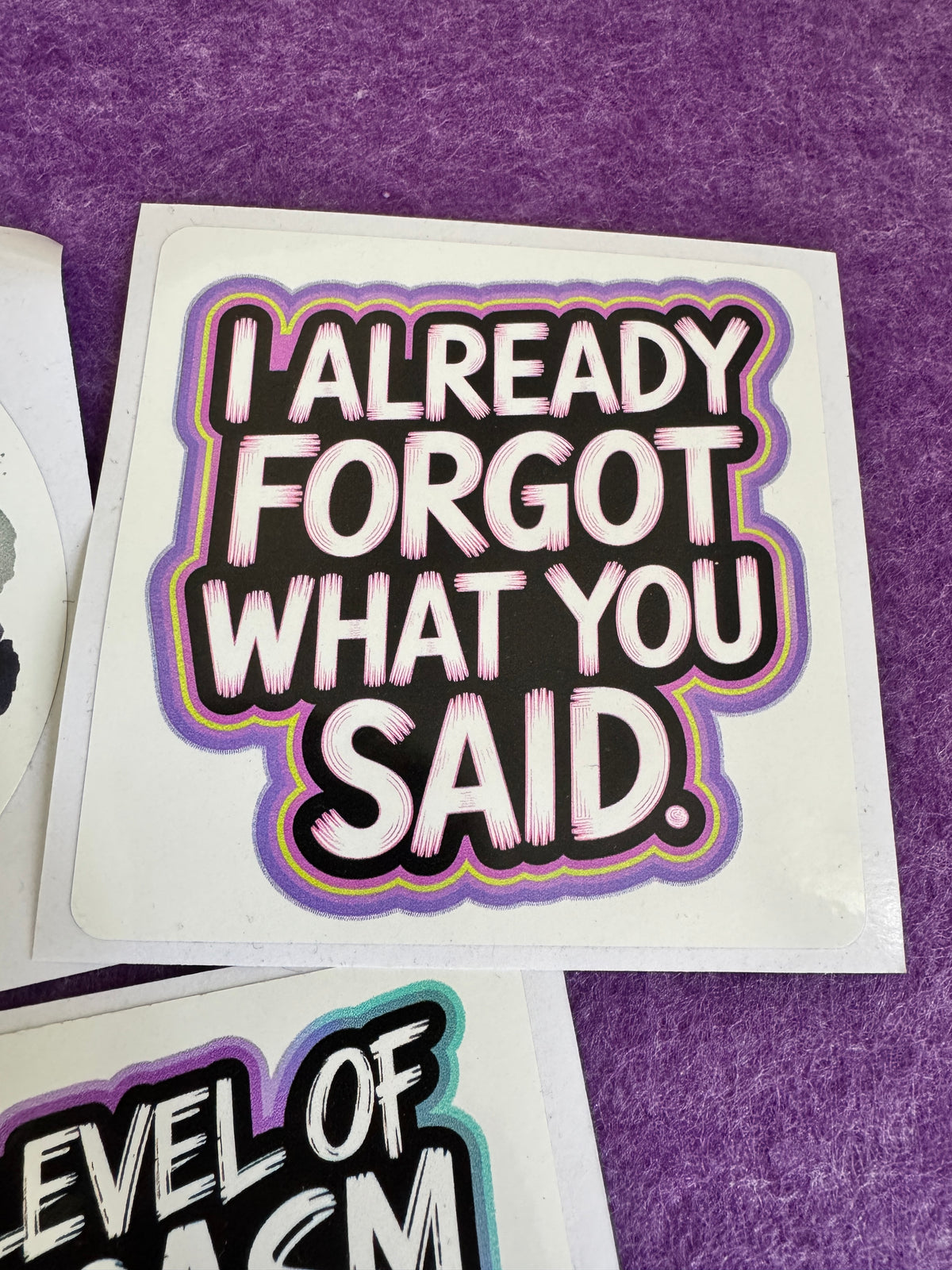 Stickers With an Attitude