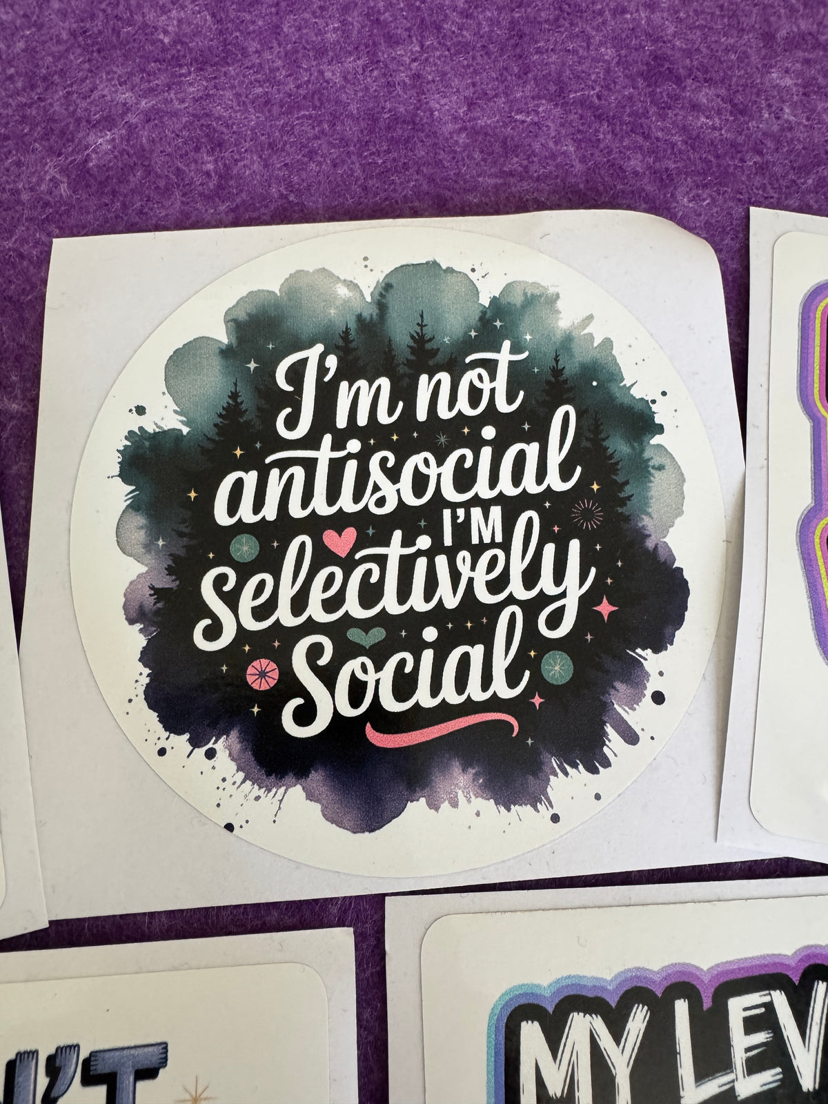 Stickers With an Attitude
