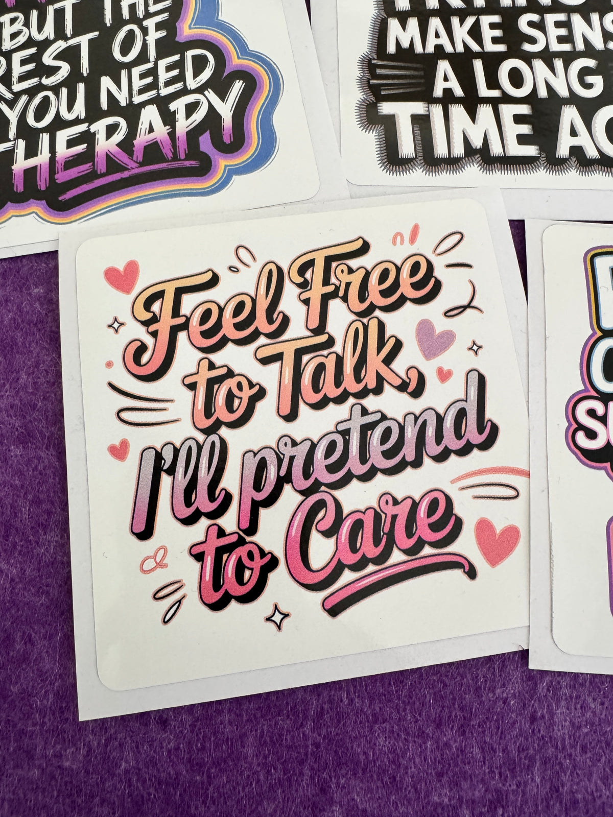 Oversized Opinions Sticker Pack
