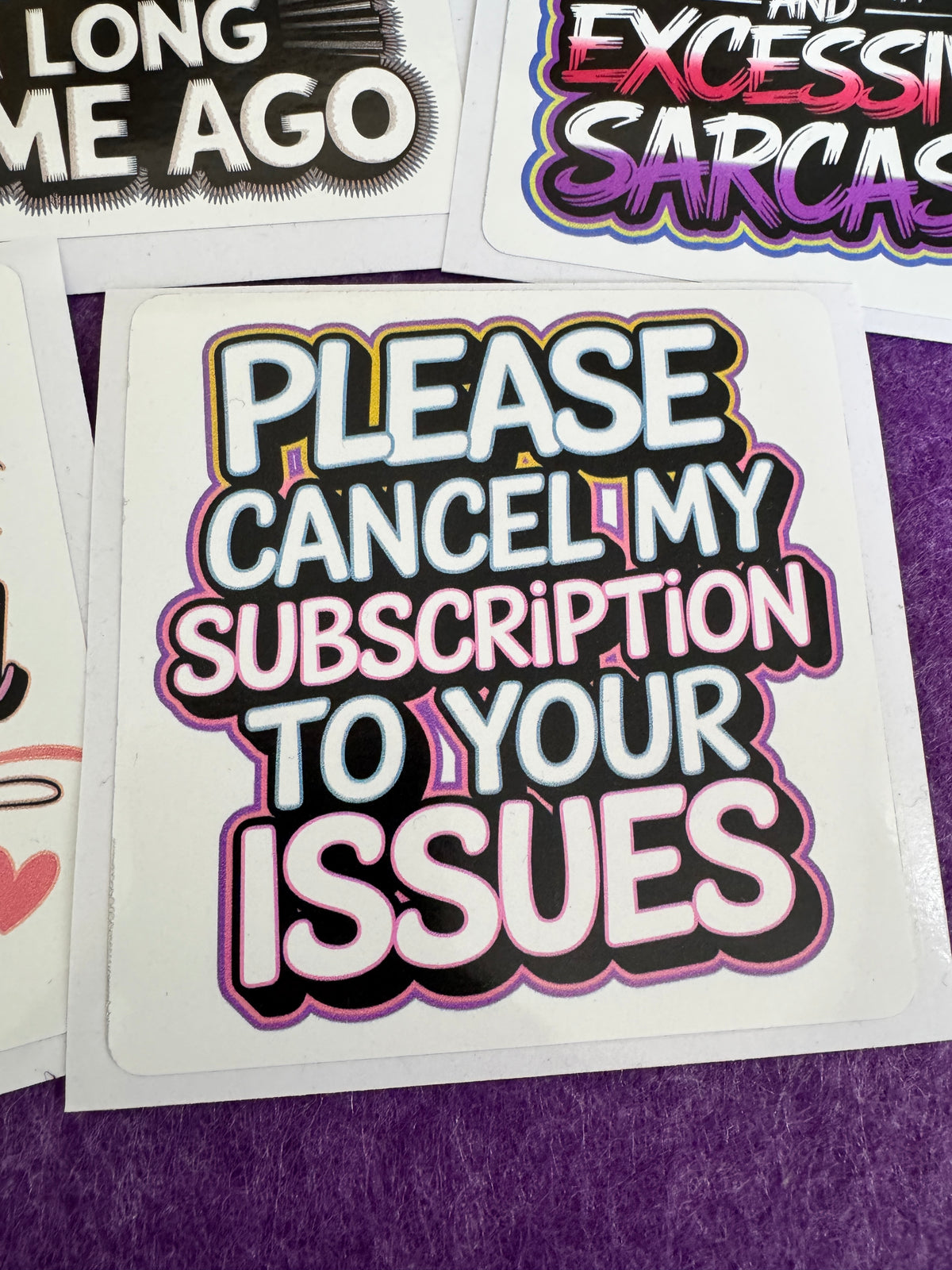 Oversized Opinions Sticker Pack