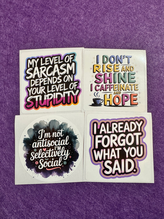 Stickers With an Attitude