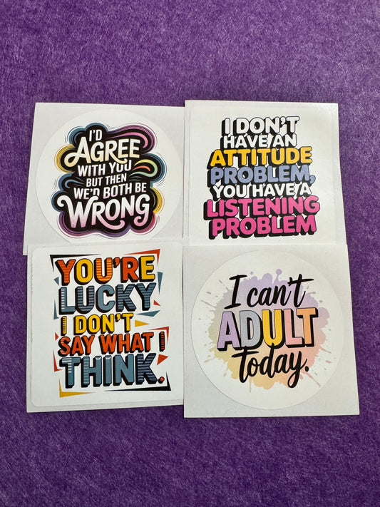 No Filter Sticker Pack