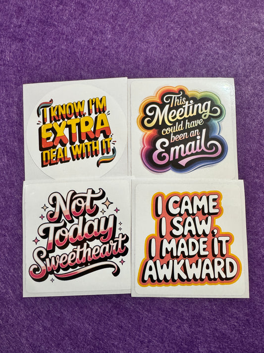 Big Attitude Sticker Pack