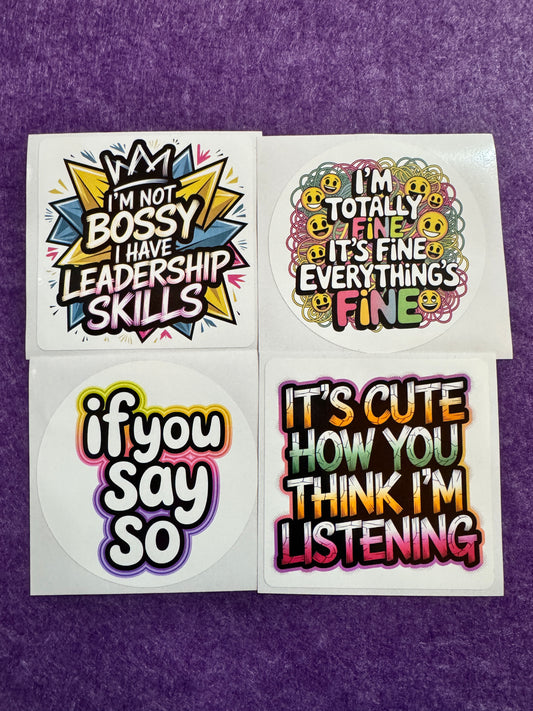 Say It Loud Sticker Pack