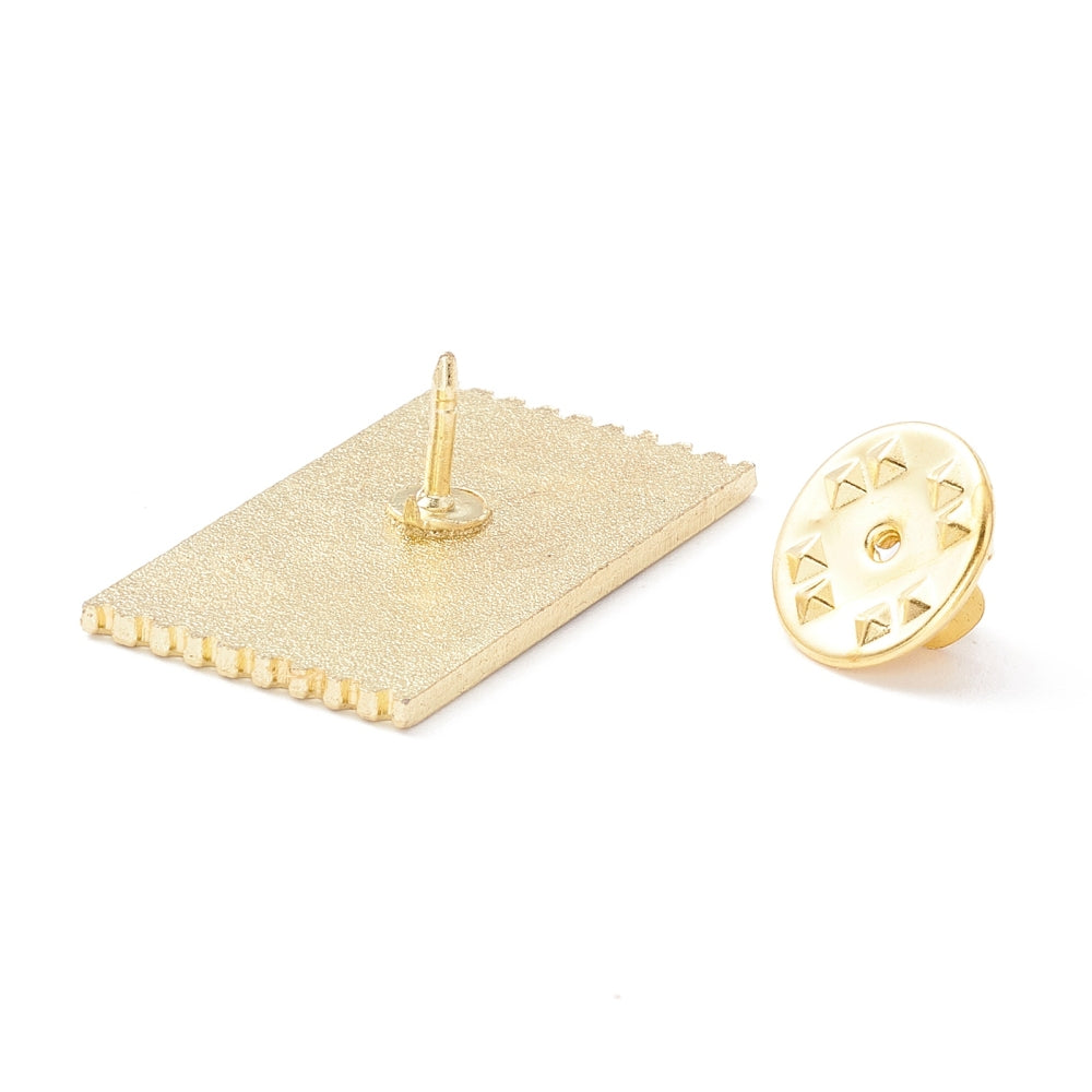 Ticket to the moon enamel pin