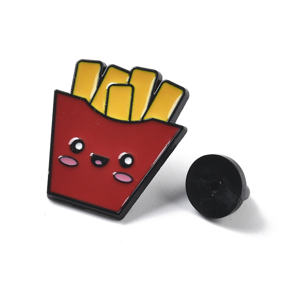 Chip fries enamel pin