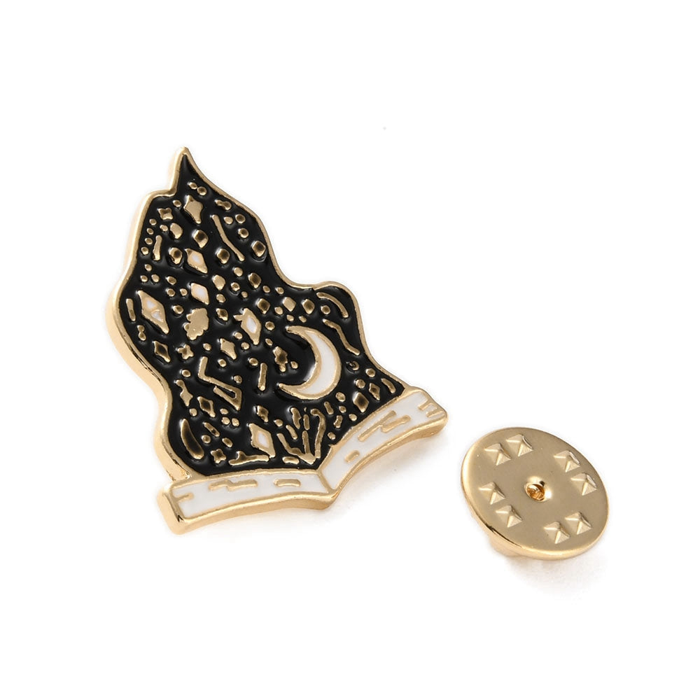 Spell book enamel pin