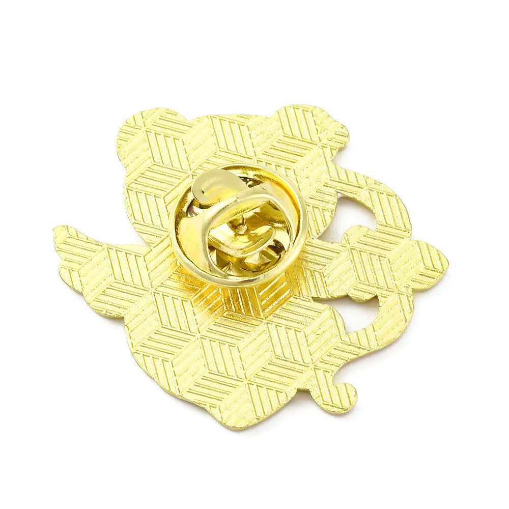 Panda cupid enamel pin