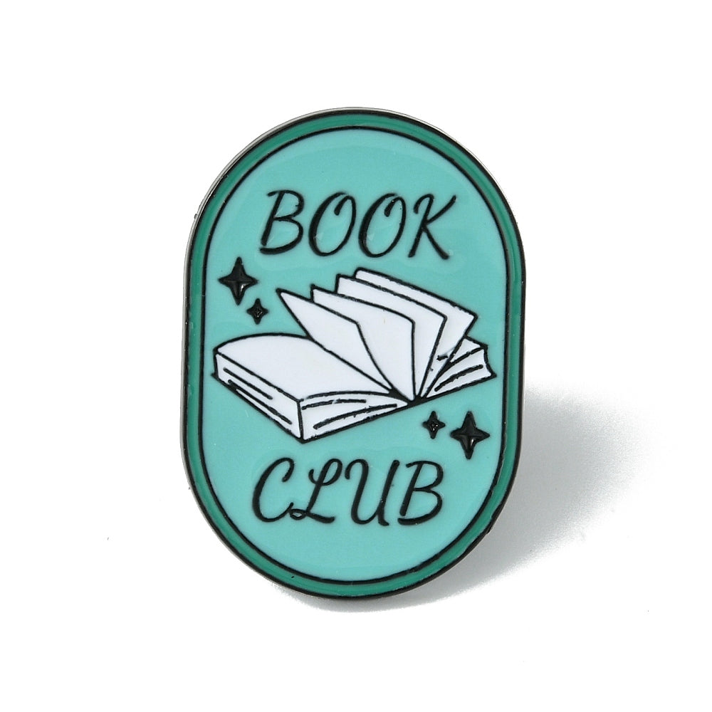 'Book Club' enamel pin