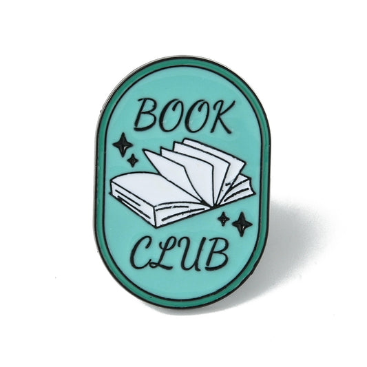 'Book Club' enamel pin