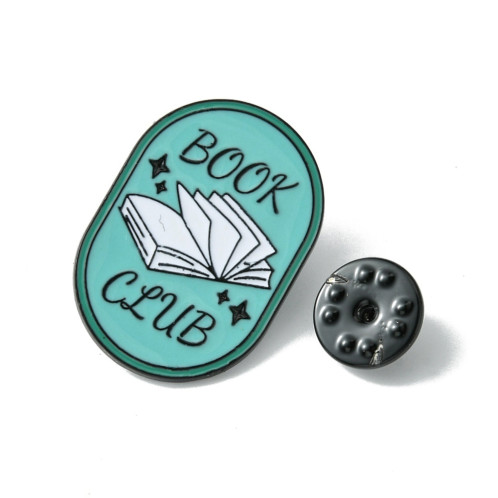 'Book Club' enamel pin