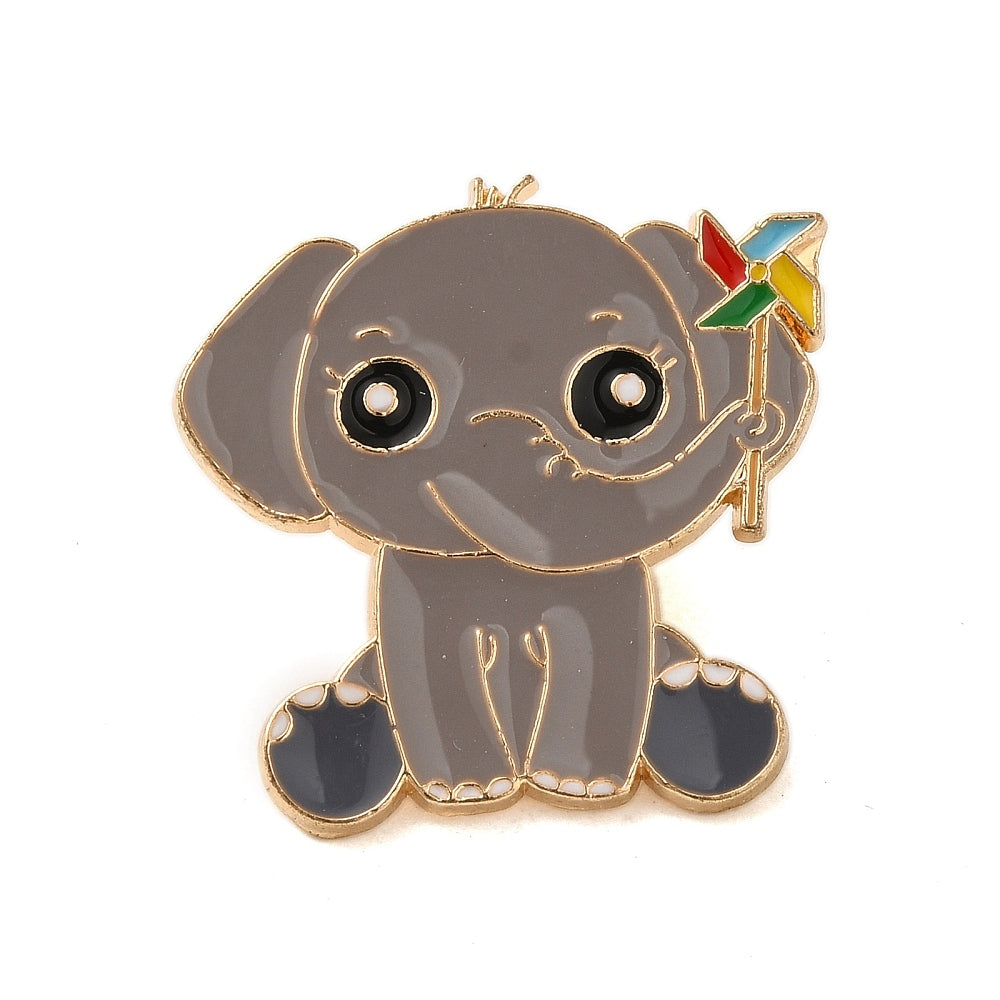 Baby elephant enamel pin