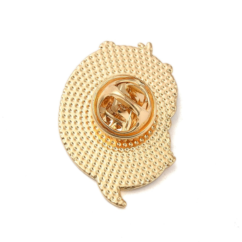 Brown otter enamel pin