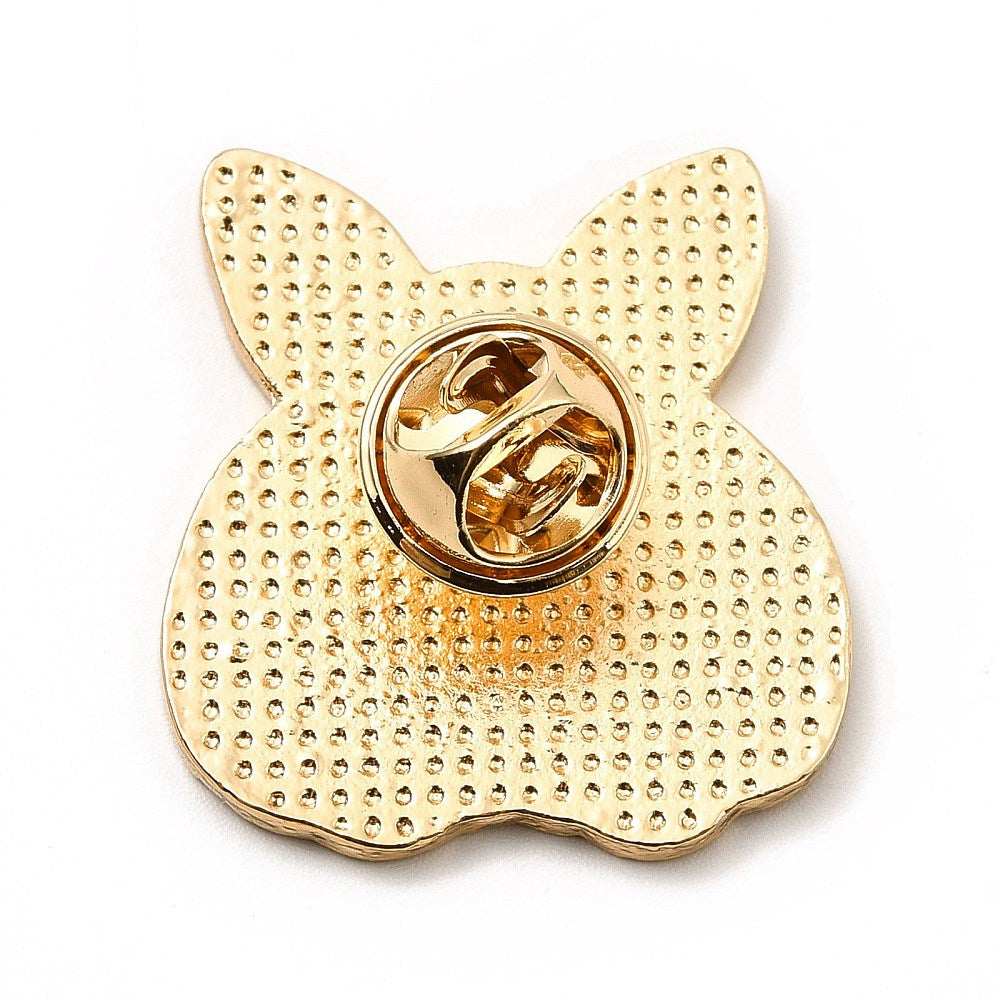 Corgi dog butt enamel pin