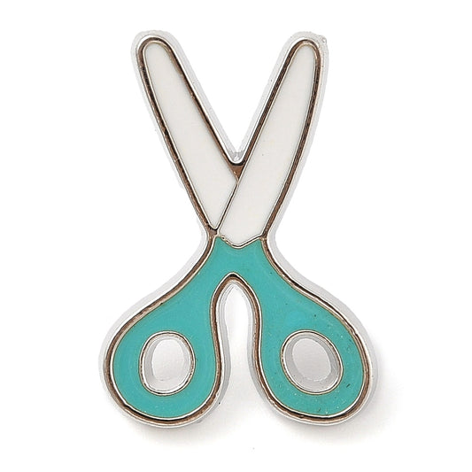 Sewing scissors enamel pin