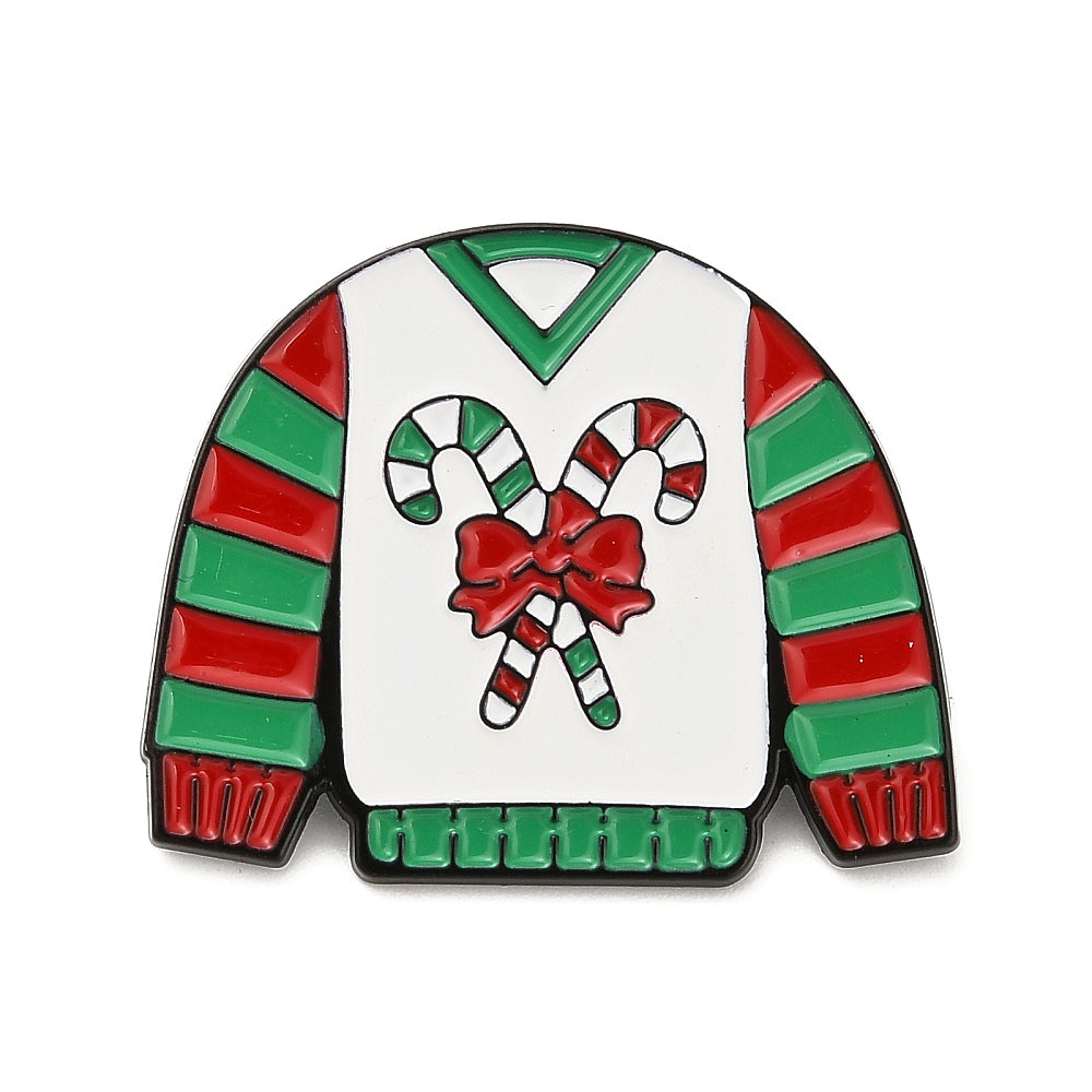 Christmas jumper enamel pin