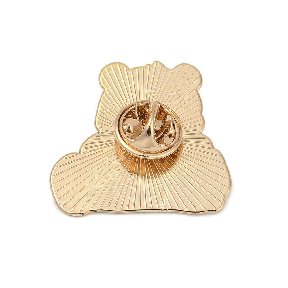 Panda sitting enamel pin