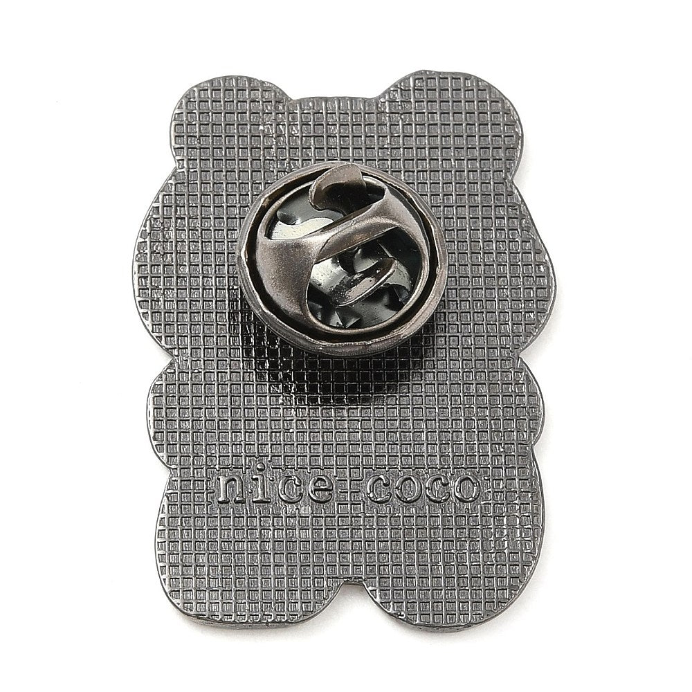 Panda pastry enamel pin